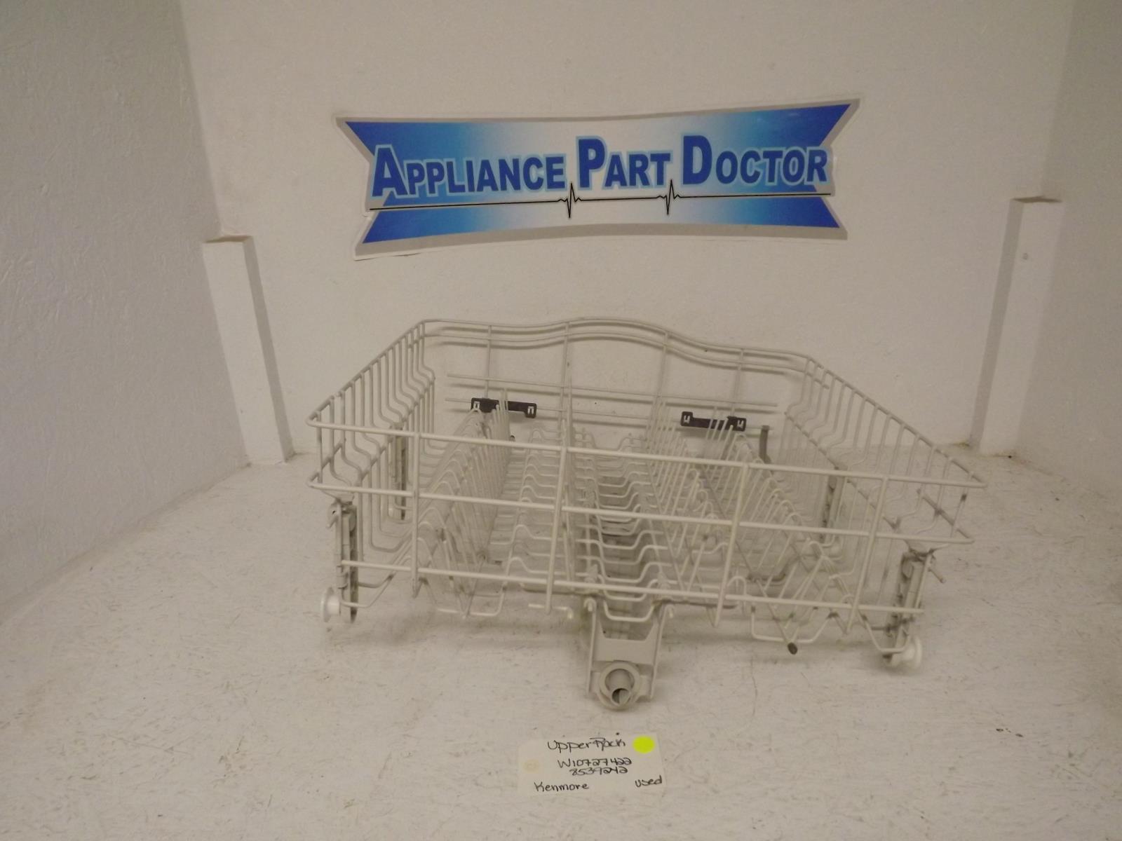 Kenmore Dishwasher W10727422 8539242 Upper Rack Used Kenmore Dishwasher W10727422 8539242 Upper Rack Used